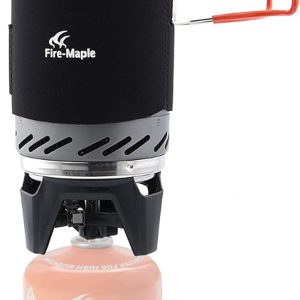 Fire-Maple "Fixed Star 1" Backpacking and Camping Stove System | Outdoor Propane Cooking Gear | Portable Pot/Jet Burner Set | Ideal for Hiking, Trekking, Fishing, Hunting Trips and Emergency Use